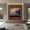 Foyer électrique intelligent Aura 60 "Aura - flamme avec 9 couleurs, 5 niveaux de luminosité et 13 niveaux de température, encastré au mur ou au mur ou autoportant, compatible avec Alexa et l'assistant Google, par Puraflame
