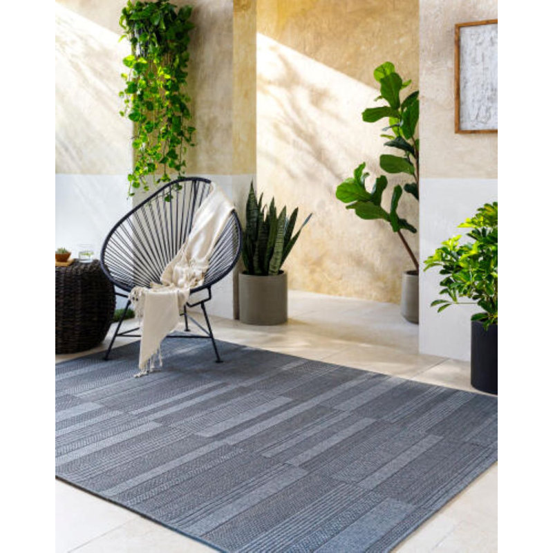 Five O'clock Somewhere Machine Woven Rug, Rectangle 7'10" x 10'