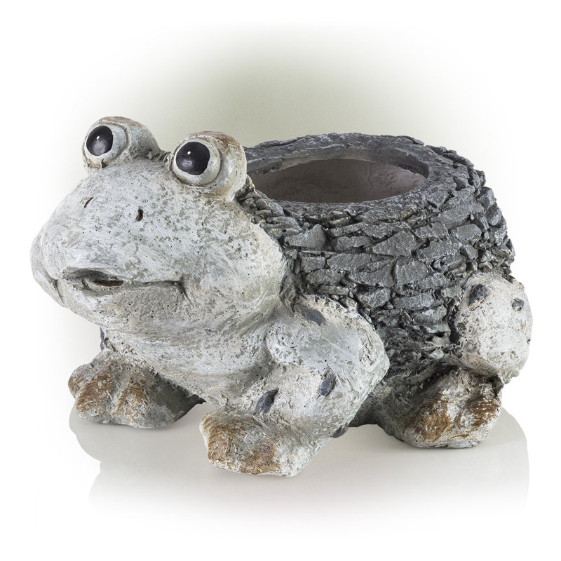 Pot de fleurs statue magnesia grenouille Willacoochee