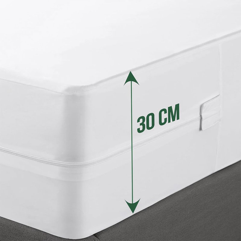 Zip Mattress Protector Case Pack, Small Double (4')