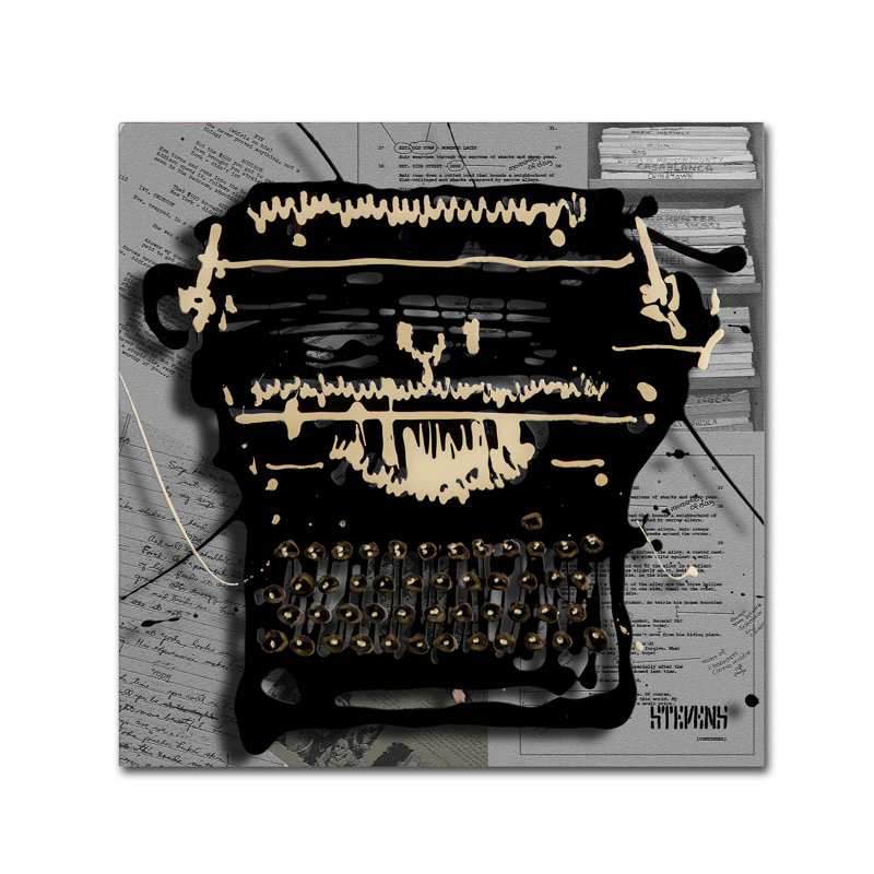« movie machine machine » par roderick stevens, impression sur toile tendue, H 24 po x l 24 po x P 2 po