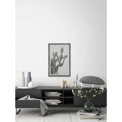 Leaning Cactus - Single Picture Frame Painting