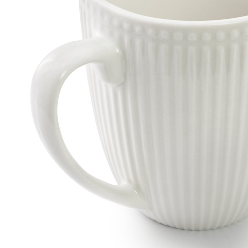  Ensemble de 6 tasses rondes en grès de 12 onces Gretel