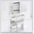 Compact Vanity Table With Large Sliding Mirror, Multi-Layer Storage, And Padded Stool For Small Spaces