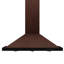 ZLINE 36 po. Hotte de cuisine murale auvent convertible martelée à la main Designer Series-977776047-1045880371
