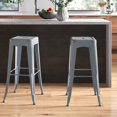 Iowa Park Counter Stool with Metal Frame