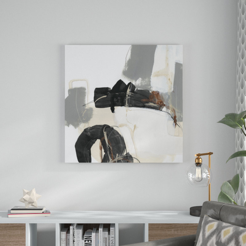 Essential Gesture I by June Erica Vess - Painting, 76cm H x 76cm W, Wrapped Canvas