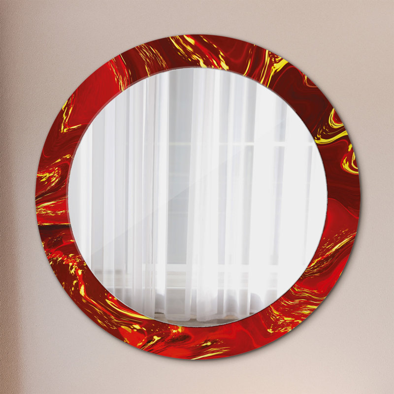 Huldar Glass Flat Wall Mirror