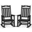 Chaises berçantes d'extérieur en PEHD résistantes aux intempéries Adirondack-318636002