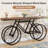 70.9'' Extra Long Console Table with Bicycle Base, Narrow Sofa Table Industrial Entryway Table-1566125484-1569280343
