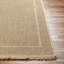 Tan Modern Outdoor Jute Look Rug, Bordered Easy to Clean Rug For Patio, Balcony, Decks & Garden-1094675082