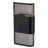 11.8'' H Black Integrated LED Outdoor Wall Sconce with Up/Down Slatted Light, IP54