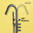 3 Handle Floor Freestanding Tub Filler with Diverter