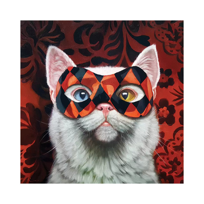 Enigma 1 Piece Wrapped Canvas Wall Art, 45.72 cm H x 45.72 cm W x 3.175 cm D