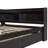 Full Size L-Shaped Bookcases Bed With Power Outlets, USB Charging Ports,Two Drawers-1349421313-1349421314