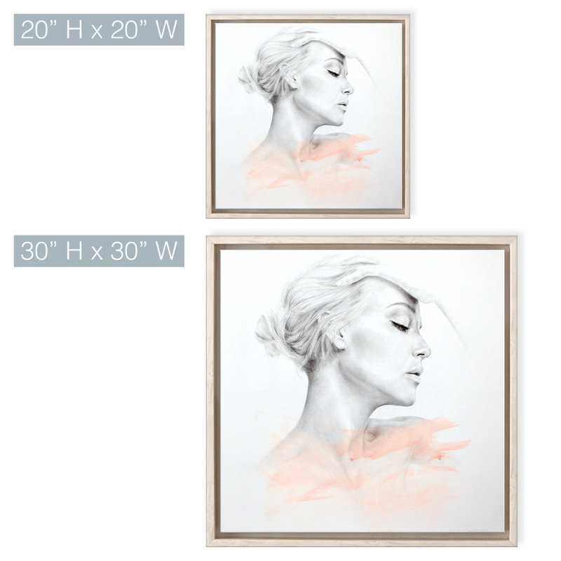 Surrender IV Print by Megan James, 20" H x 20" W x 2.5" D