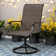 Alyah 6 - Person Metal Patio Dining Set with Extendable Rectangular Table