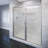 Deluxe 59 in. W x 68.63 in. H Framed Shower Door with Magnetic Catch and Header-17243244-16968460