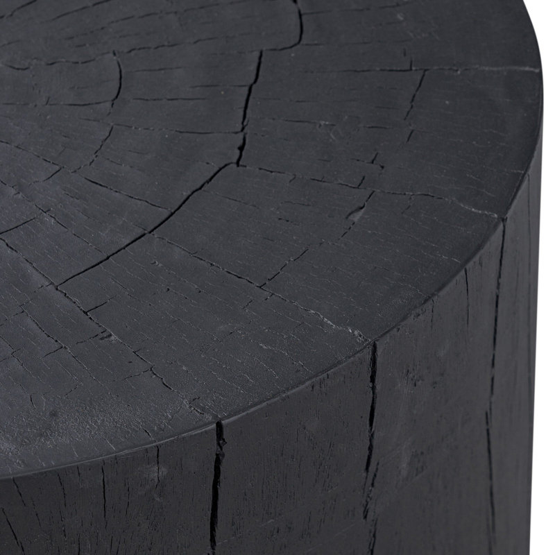 Layo End Table-Black Resin