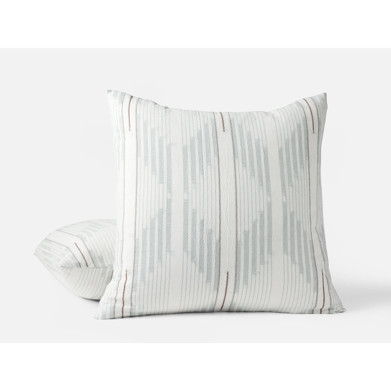Morelia Global Inspired Standard Striped Sham, Euro, Wave