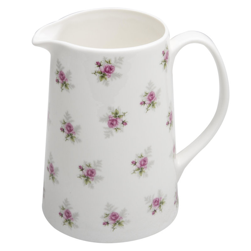 Petite rose lustrée 33 oz. Pichet