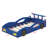 Twin Wooden Race Car Bed – Car-Shaped Platform Bed With Wheels-489415487