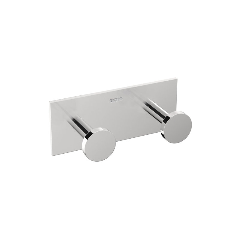 Square Towel Hook made of Durable Brass, Chrome