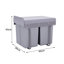 Benigni Plastic Open Kitchen Trash Can - 40L