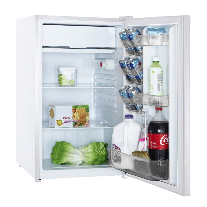 Mini réfrigérateur autoportante 4,4 pi. cu., Blanc