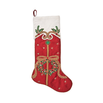 Jewel Wreath Stocking