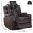 Tiertza Power Leather Recliner W/ Cup Holder, LED Lights, USB Port-2006503188
