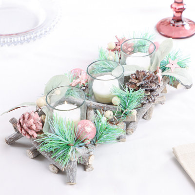 Glass Tabletop Tealight Holder