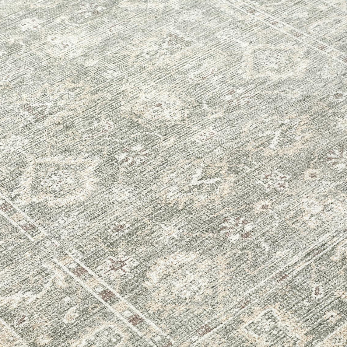 Galey Alix x Livabliss Collins Avenue Abstract Rug, Rectangle 3'10" x 5'7", Gray