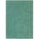 Mullican Sandy Solid Blue/Green Easy Care Indoor/Outdoor Area Rug