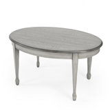 Table basse ovale grise Wendelina