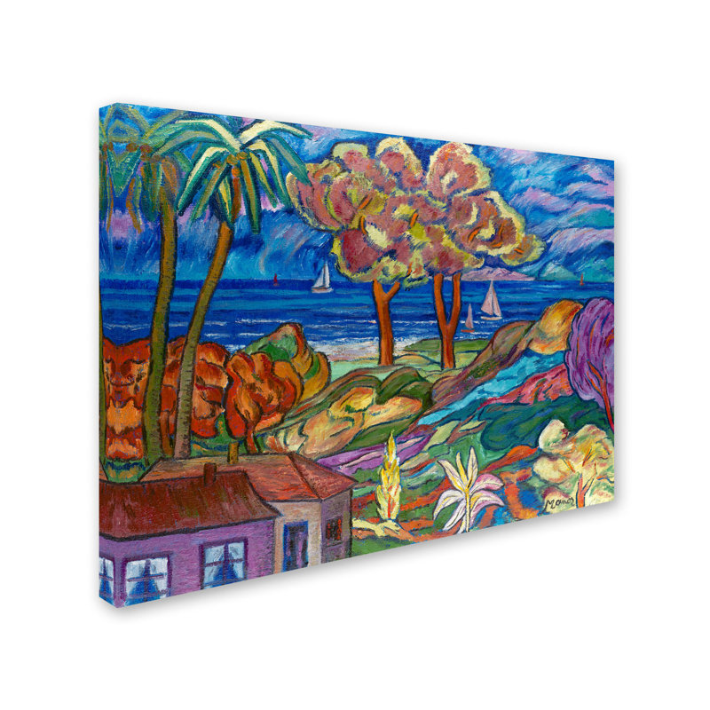 Manor Shadian - Print on Canvas, 14" H x 19" W x 2" D