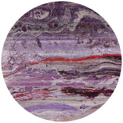 Tapis mauve / rouge / gris Buckholts