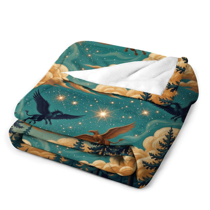 Jeté en flanelle Starry Night Sky, 30 po x 40 po
