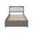 Aiston Solid Wood Platform Bed with Panel Footboard and Roll Out Trundle-1116850548
