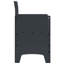 Chaise de jardin vidaXL 4 pièces anthracite 20,87 po x 19,29 po x 33,46 po-1995278274-1995278272