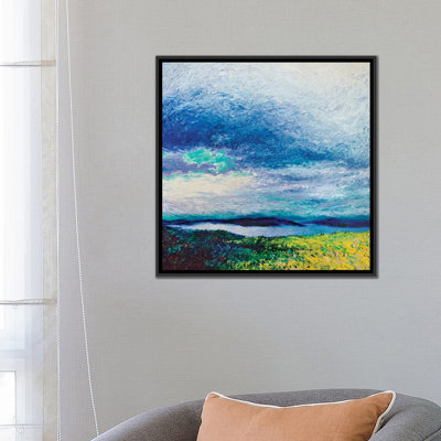" Seattle From The Sky " by Iris Scott Oil