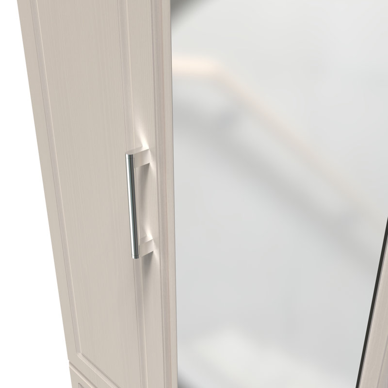 Aalysia Manufactured Wood Wardrobe, Kashmir Ash/Modern Oak