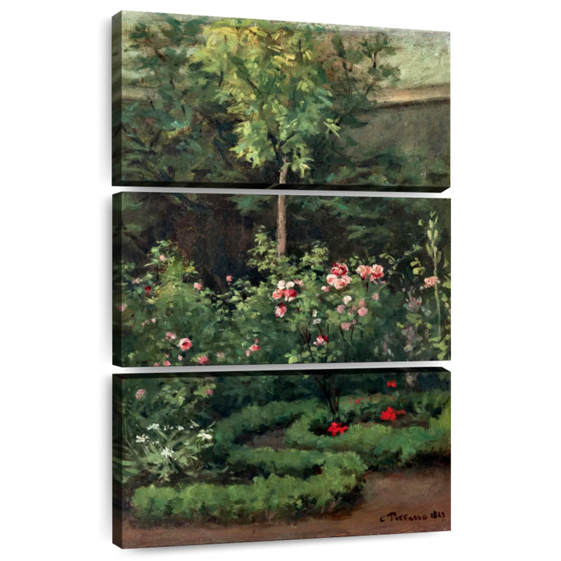 Senne A Rose Garden 1862, H 38 po x l 24 po