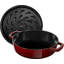 STAUB Cast Iron Round Casserole Dish-37468407-37468412