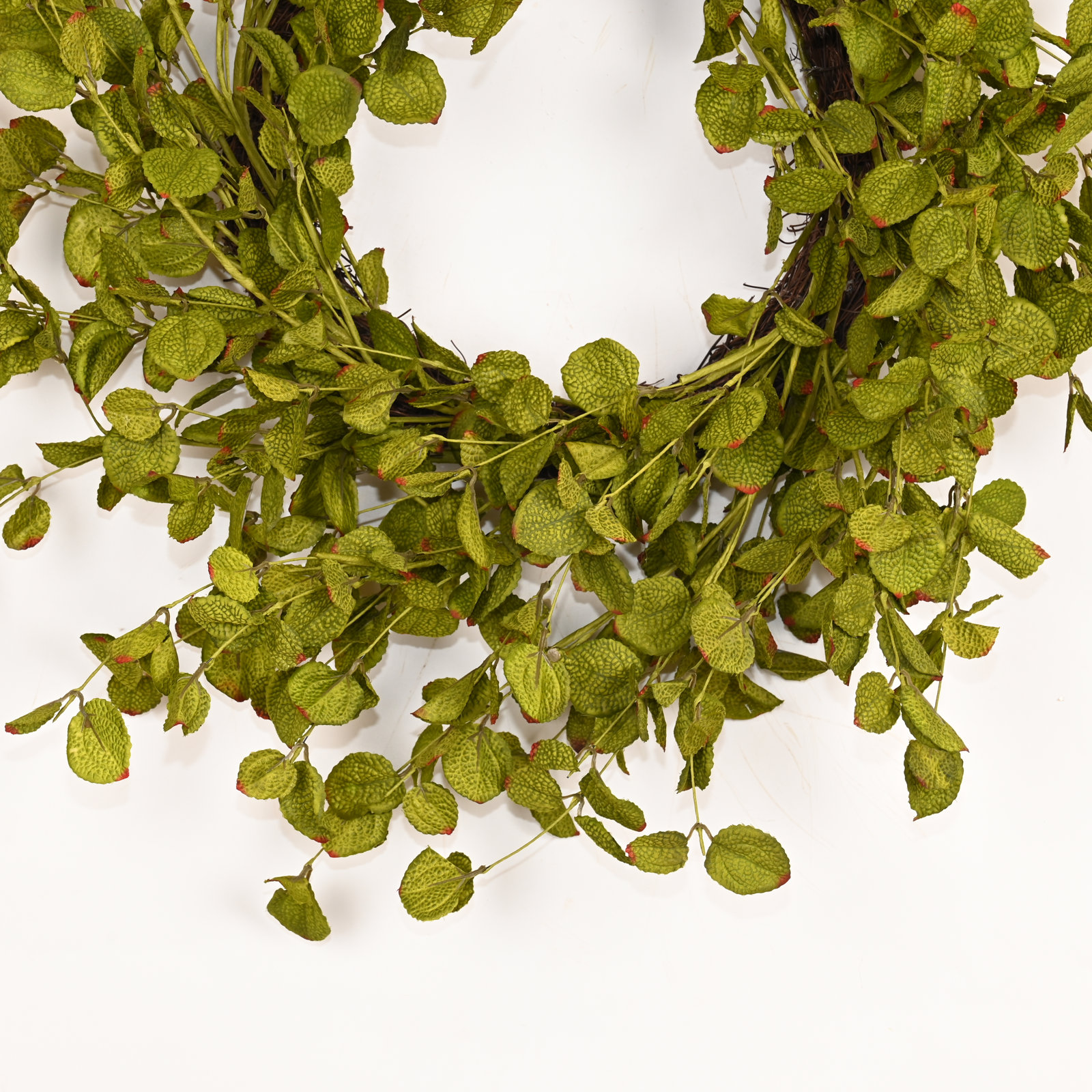 24'' Handcrafted Faux Eucalyptus Wreath, Green