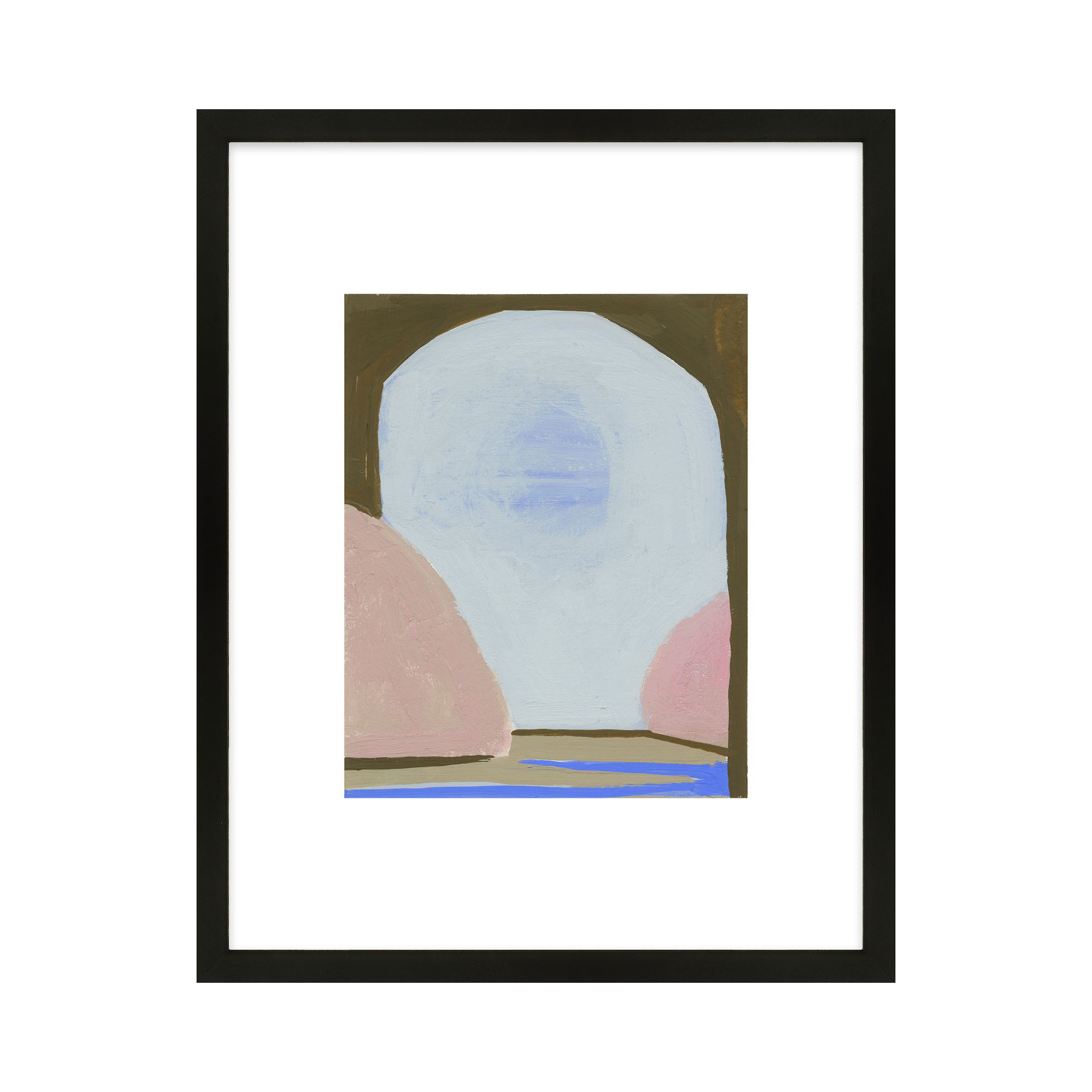 Morning Sky 3 by Andrea Stokes, Black Framed, 50" H x 40" W