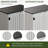 JolyDale 50 in. W x 29 in. D Outdoor Resin Horizontal Storage Shed With Floor