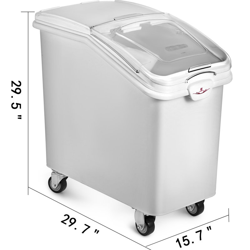 VEVOR 27 Gallons Rectangle Plastic Food Storage Container