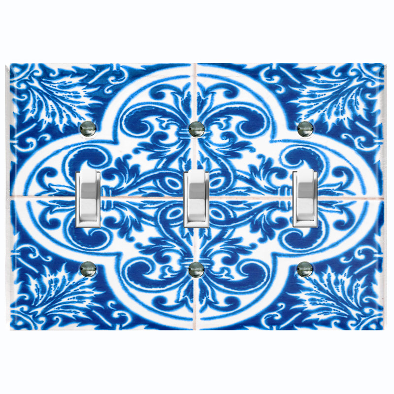 3 - Gang Toggle Light Switch Standard Wall Plate