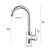 Kitchen Faucet Single Handle Stainless Steel,Commercial Single Hole Kitchen Sink Faucet,Modern One Hole Bar Sink Faucet-116628526